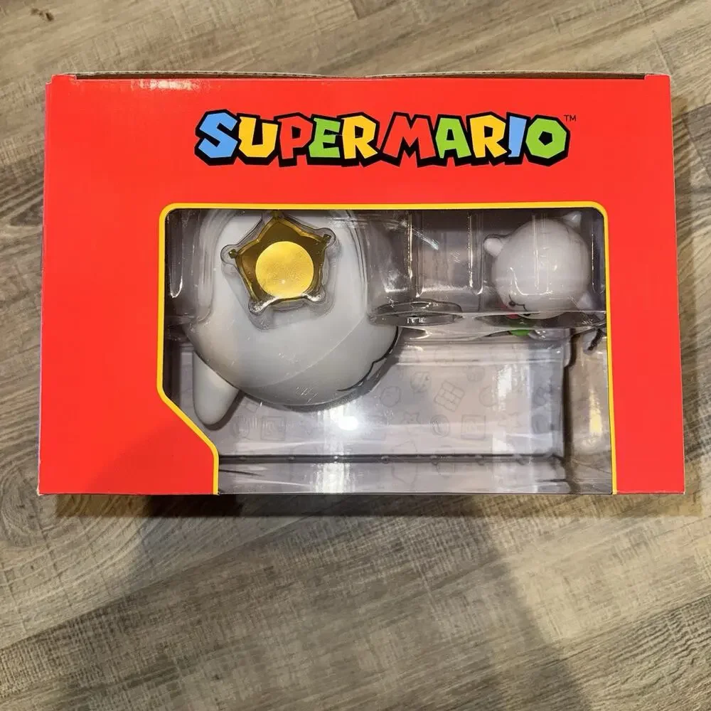 Super Mario King Boo Luigi Boo Figure Set Glow in Dark JAKKS Pacific NEW SEALED